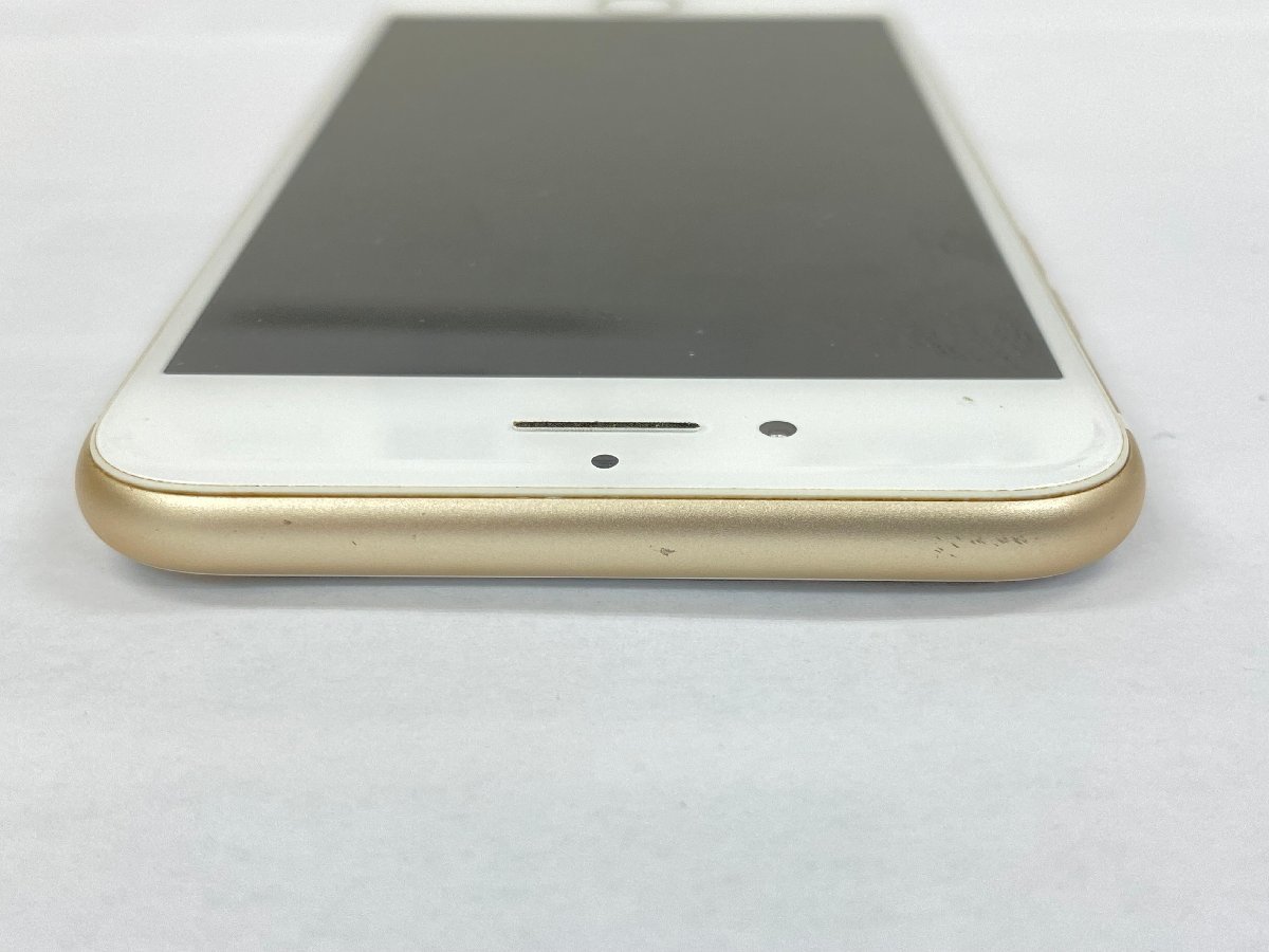 美品　SIMフリー　iPhone 7　128GB　ゴールド　大容量バッテリー新品：100％　判定○　本体のみ　管理番号：1-22　【安心保証】_細かい傷が確認出来ます。