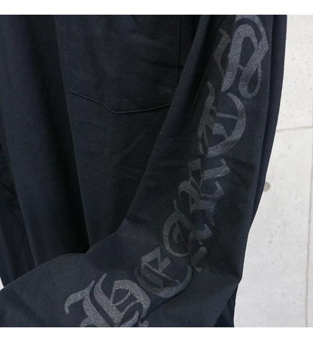 銀座店 クロムハーツ 新品 ネックロゴ ロングTシャツ 長袖 メンズ size:XL 黒_画像3