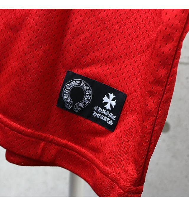 銀座店 クロムハーツ 新品 マッティボーイ メッシュ Tシャツ “TEAM” Mesh Up Jersey 半袖 メンズ size:XL 赤_画像4