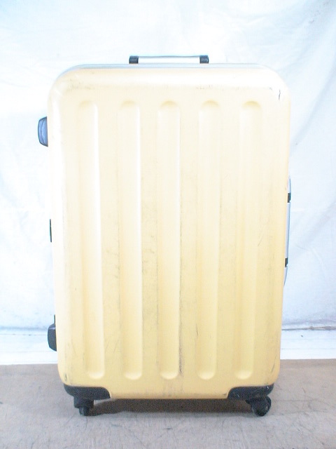 5025 黄色 軽量 TSAロック付 鍵付 スーツケース キャリケース 旅行用 ビジネストラベルバックの画像1