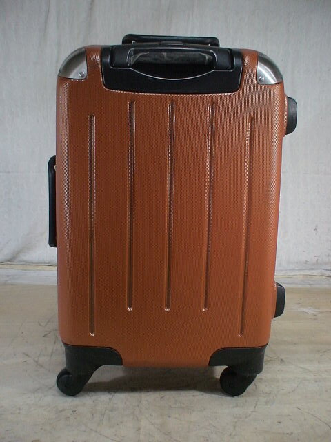 4971　オレンジ　TSAロック付　鍵付　スーツケース　キャリケース　旅行用　ビジネストラベルバック_画像3