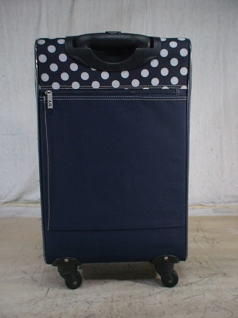4982　ATSUKI　ONISHI　ネイビー×白　機内持ち込みOK　スーツケース　キャリケース　旅行用　ビジネストラベルバック_画像3