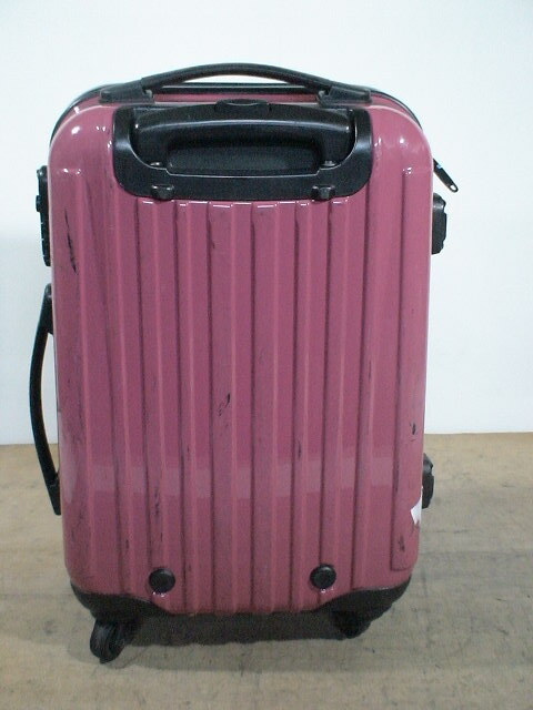 5131　ピンク　軽量　TSAロック付　ダイヤル　スーツケース　キャリケース　旅行用　ビジネストラベルバック_画像2