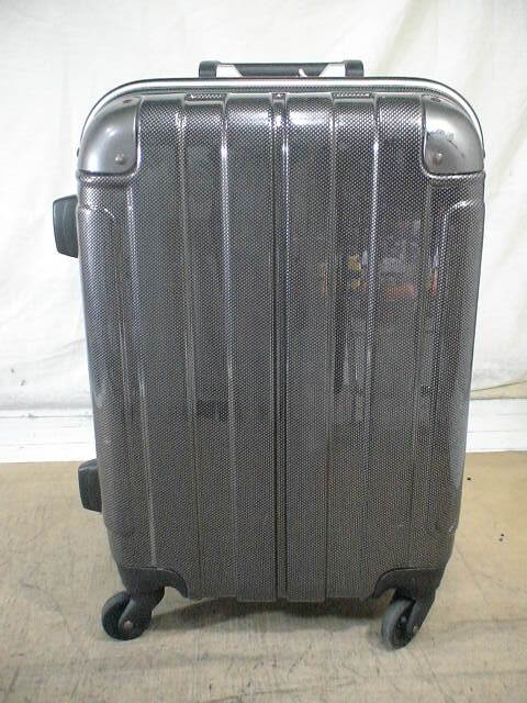 5085 黒×シルバー TSAロック付 鍵付 スーツケース キャリケース 旅行用 ビジネストラベルバックの画像1