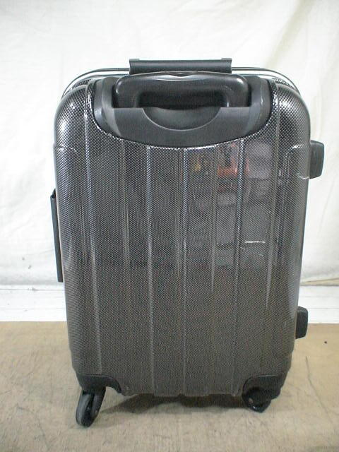 5085 黒×シルバー TSAロック付 鍵付 スーツケース キャリケース 旅行用 ビジネストラベルバックの画像3