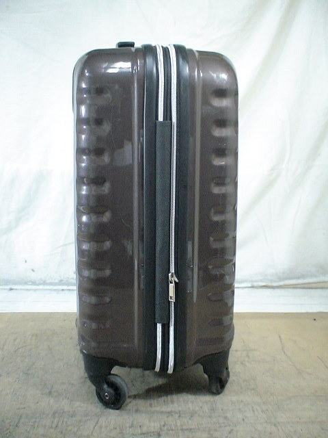 5374　茶　機内持ち込みOK　軽量　TSAロック付　鍵付　スーツケース　キャリケース　旅行用　ビジネストラベルバック_画像4