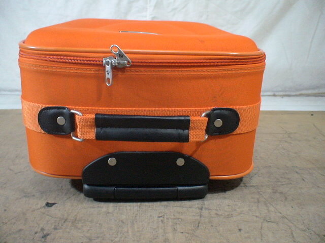 5048　ダンロップ　オレンジ　スーツケース　キャリケース　旅行用　ビジネストラベルバック_画像5