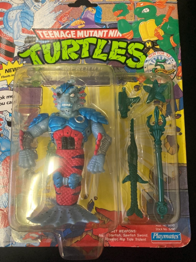 TEENAGE MUTANT NINJA TURTLES タートルズ フィギュア ●MERDUDE● PLAYMATES 新品未開封 当時品の画像3