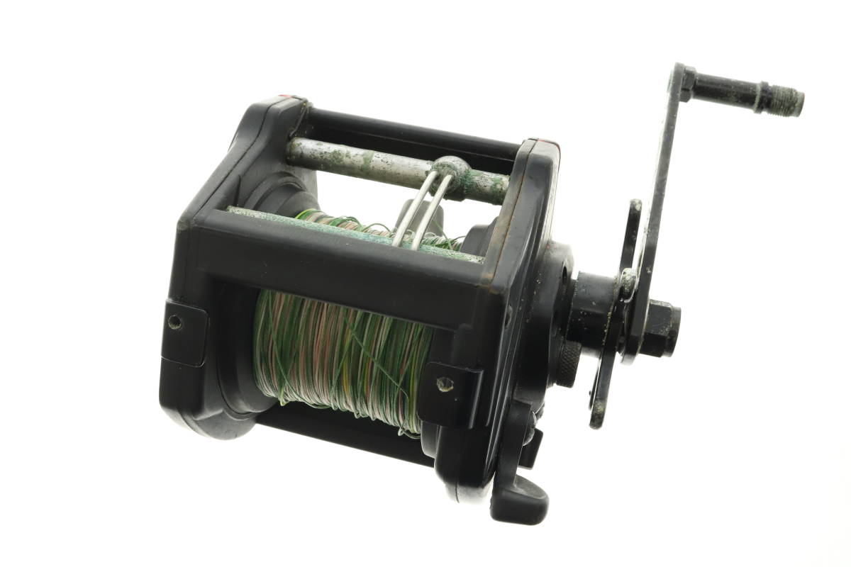 VMPD6-14-40 DAIWA ダイワ リール 棚 TANA HUNTER SS-60 タナ ハンター フィッシング 釣り具 船用リール 手動リール 中古_画像1