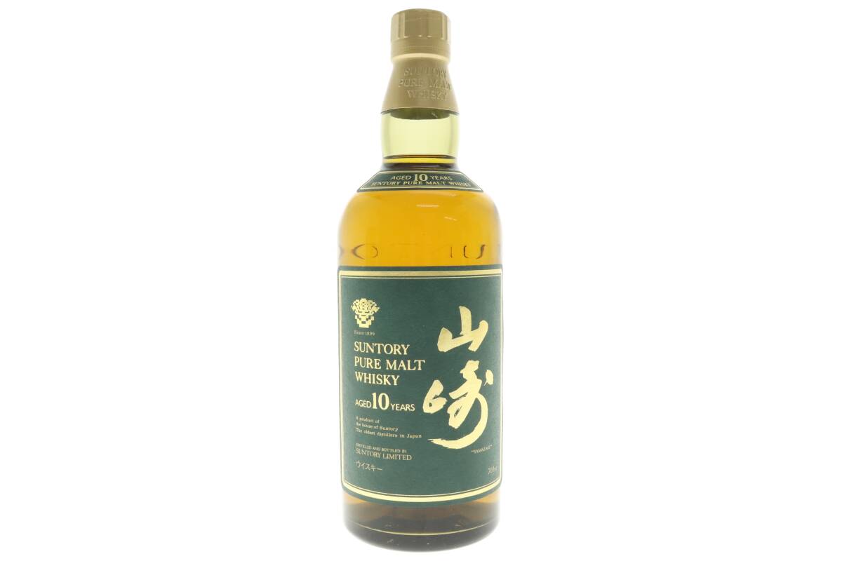 VMPD6-214-19 兵庫県限定配達 SUNTORY サントリー 山崎 10年 ピュアモルト グリーンラベル ウイスキー 700ml 40％ 酒 箱付き 未開栓_画像2