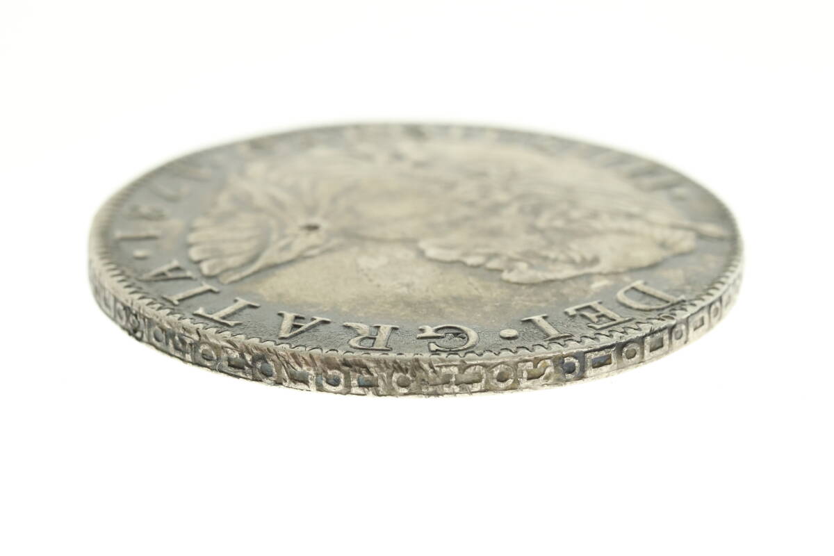 VMPD6-24-21 スペイン CAROLUS Ⅲ カルロス三世 銀貨 コイン 8R 8レアル 1781年 DEI GRATIA 貨幣 硬貨 古銭 外国 海外 約27g 中古_画像6