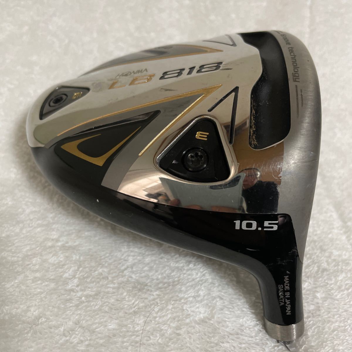 【H1W13】★中古 ヘッド単品★ HONMA ホンマ LB 818 ドライバー 10.5度 460cc ゴルフクラブ ヘッドのみ_画像6