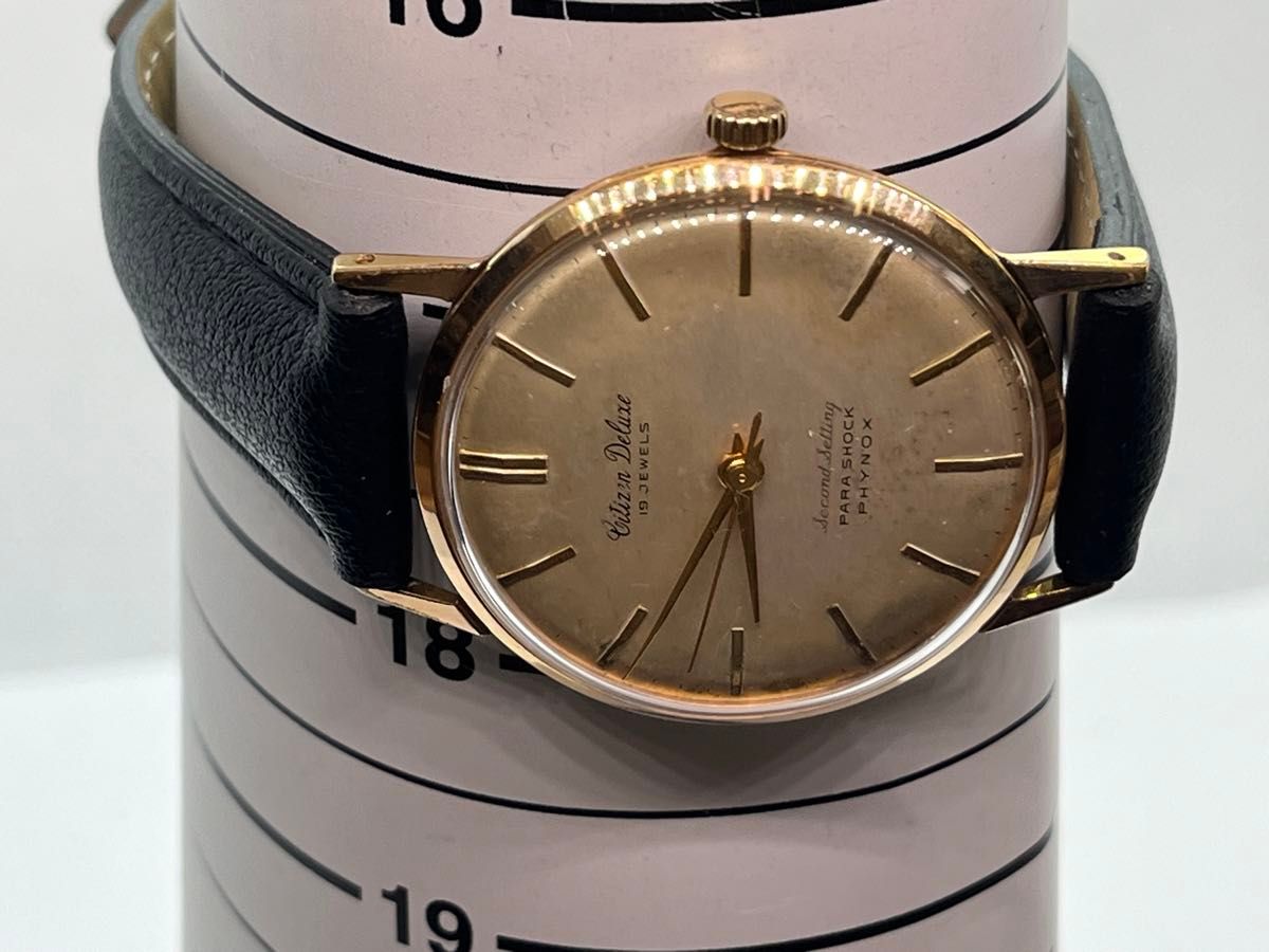 CITIZEN DELUXE シチズン デラックス 19石 手巻き 腕時計|Yahoo CITIZEN DELUXE シチズン デラックス 19石 手巻き 腕時計|Yahoo
