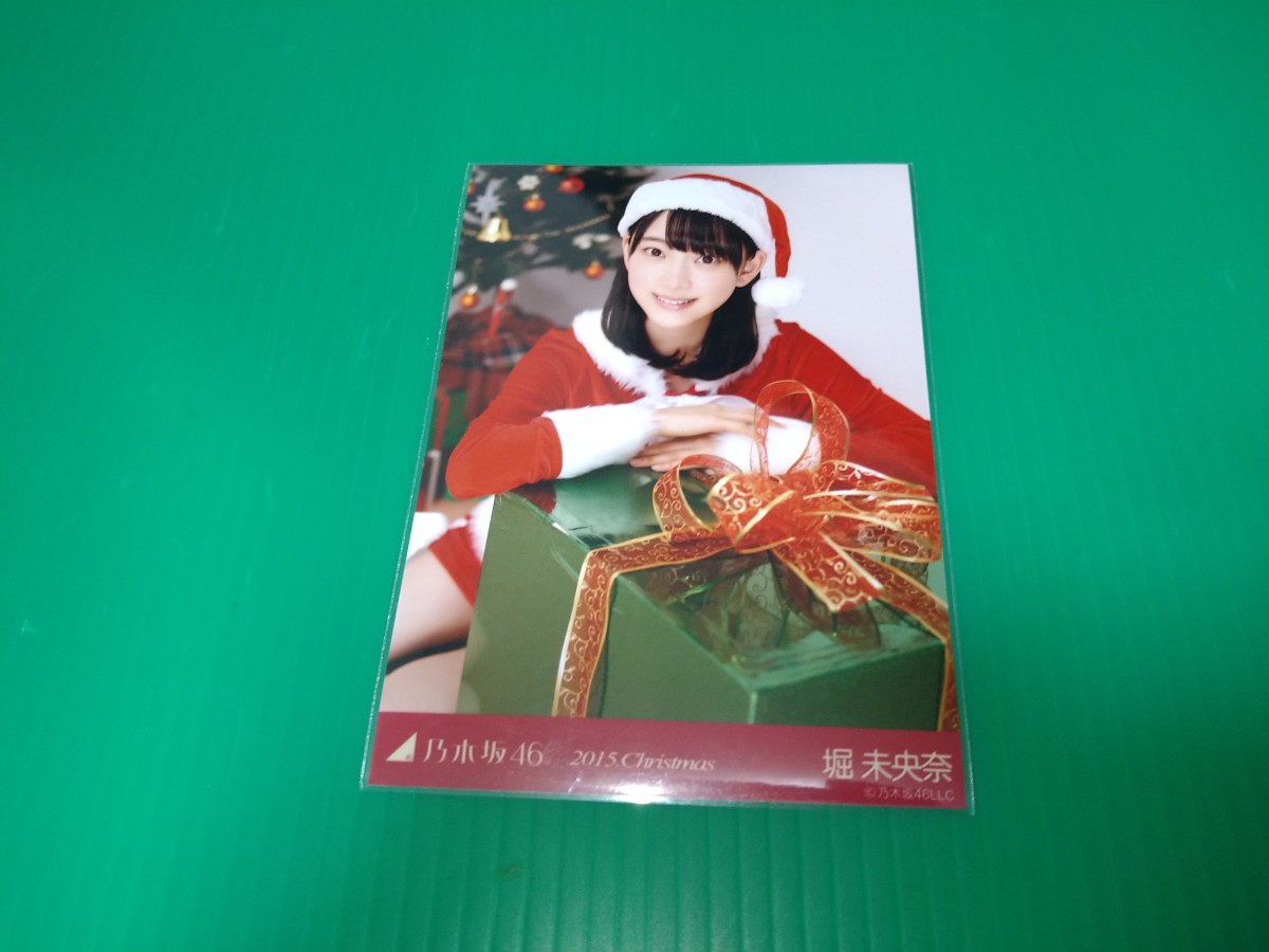 乃木坂46 【堀未央奈】 2015 Christmas 生写真 レアカット レアポーズ レア クリスマス_画像1