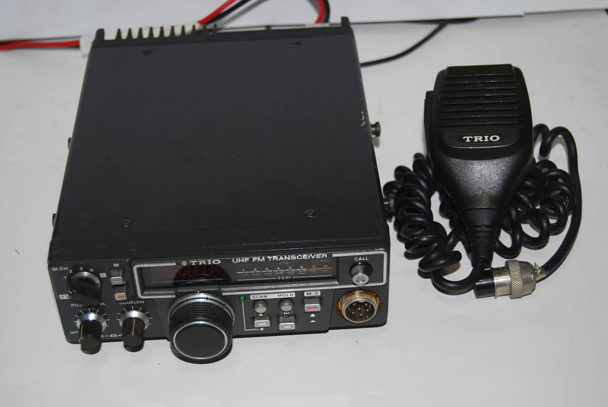 トリオ UHF FM トランシーバー TR-8400 Yahoo!オークション - トリオ無線機 TR-8400のジャンク品