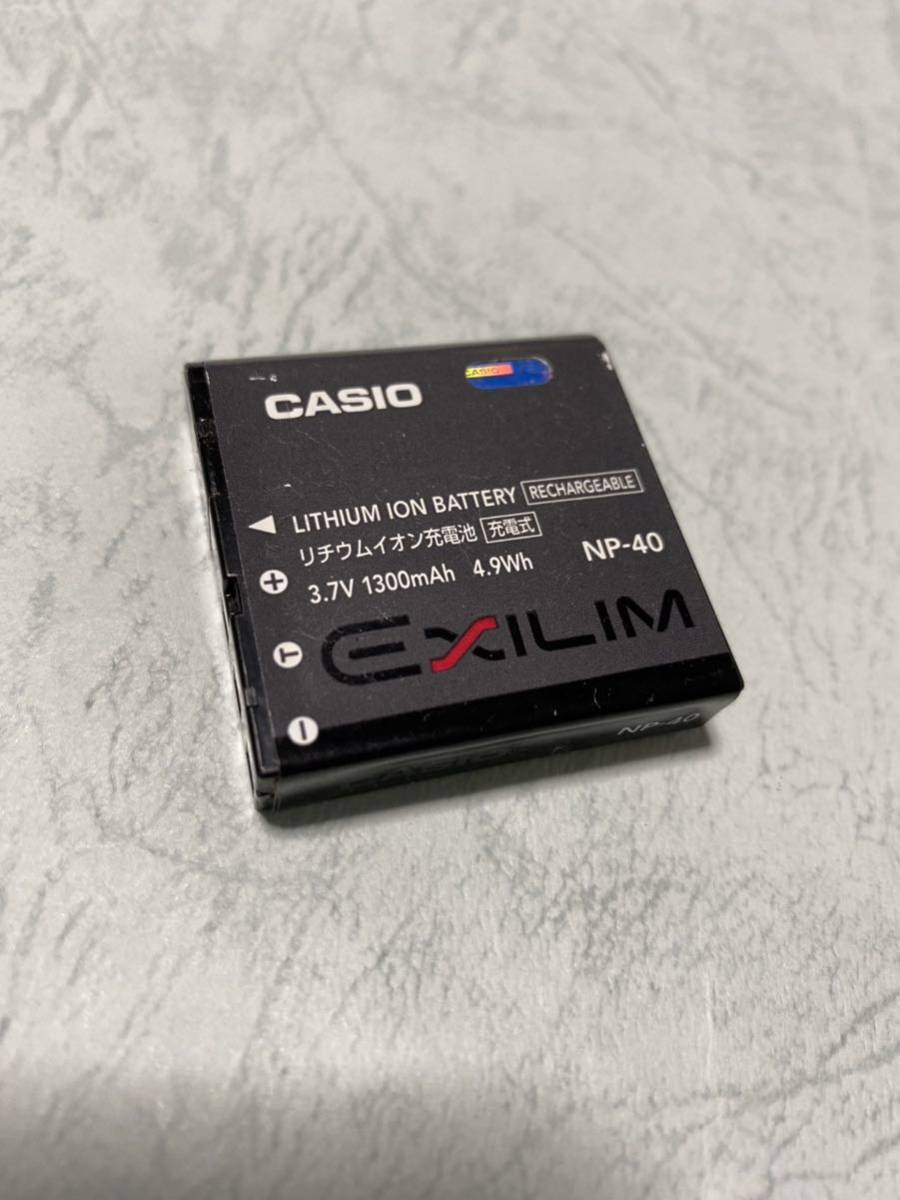 送料無料■中古■カシオ純正品■NP-40■バッテリー/電池パック■CASIO_画像1