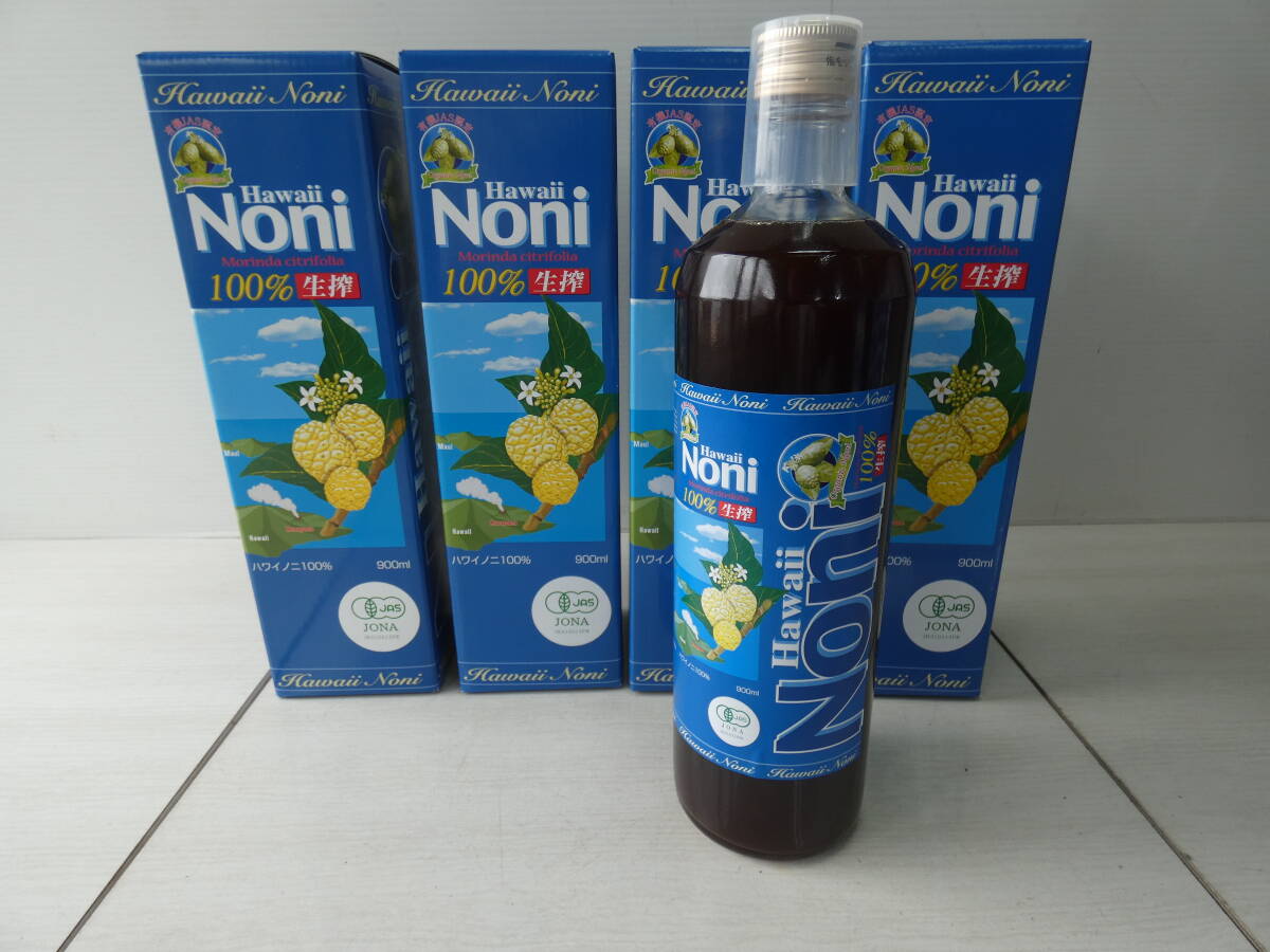 * Hawaii noni 100% juice have machine JAS recognition health drink 900ml ×4 pcs set M03746