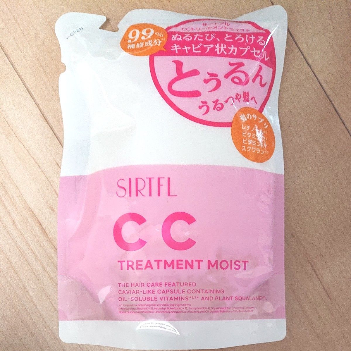 SIRTFL CC シャンプー トリートメント モイスト 320mL (詰め替え) [ローズ ＆ シトラスの香り] サートフル 