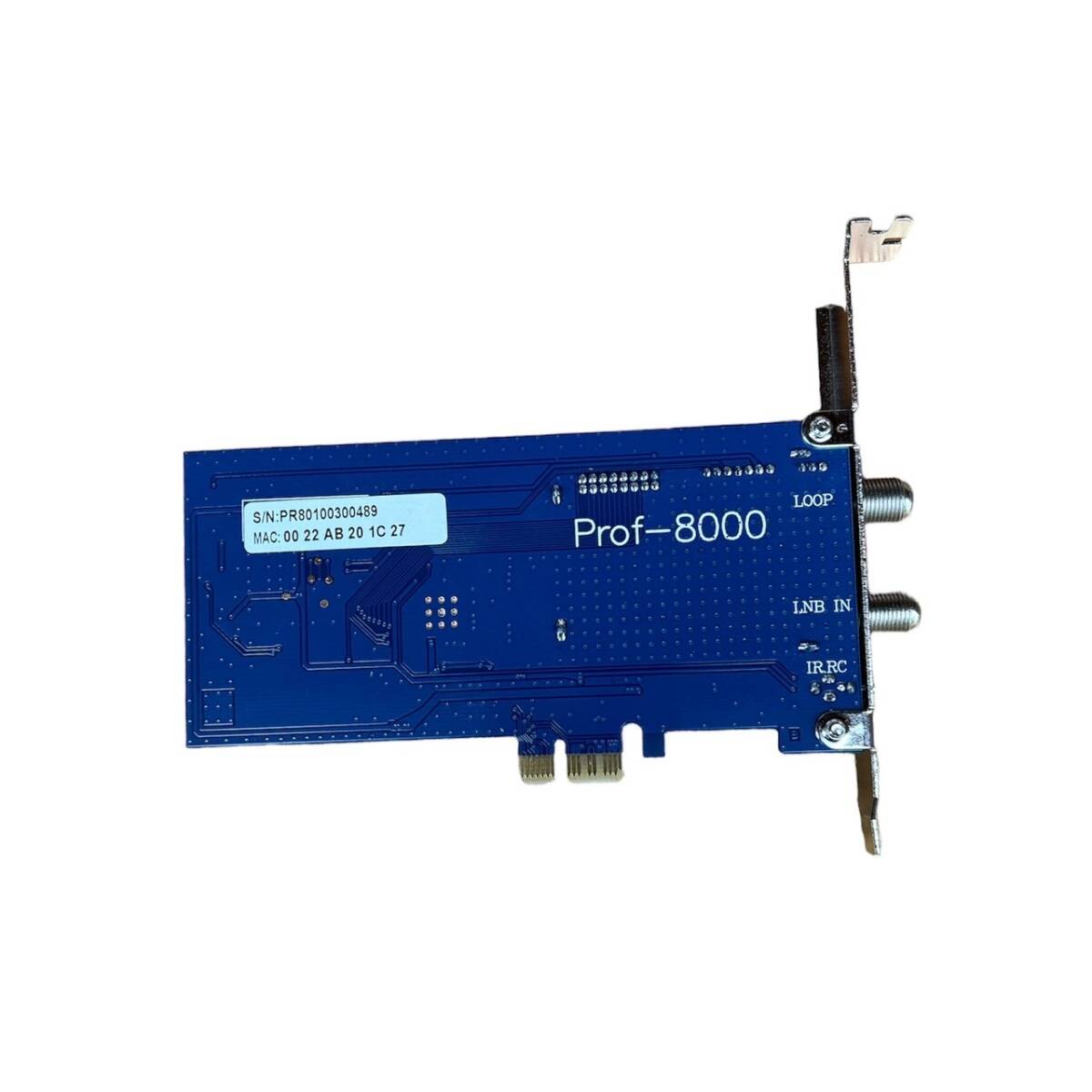 ■S★Prof Revolution DVB-S2 8000 PCI-E Digital Satellite Receiver デジタル チューナー リモコン 箱 付★_画像4