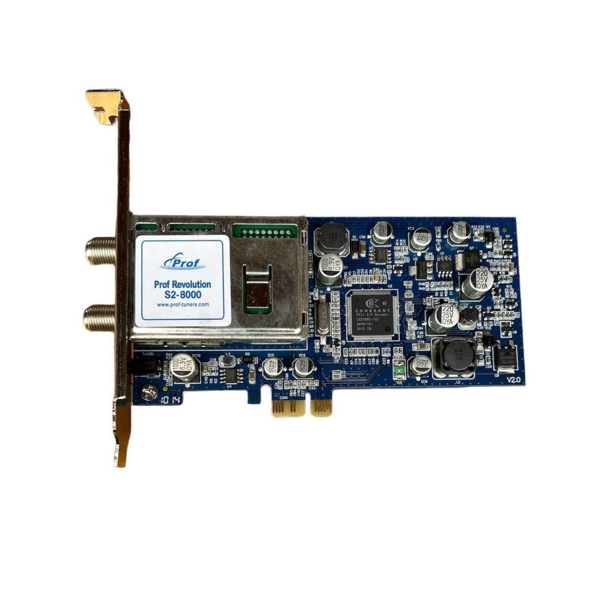 ■S★Prof Revolution DVB-S2 8000 PCI-E Digital Satellite Receiver デジタル チューナー リモコン 箱 付★_画像1