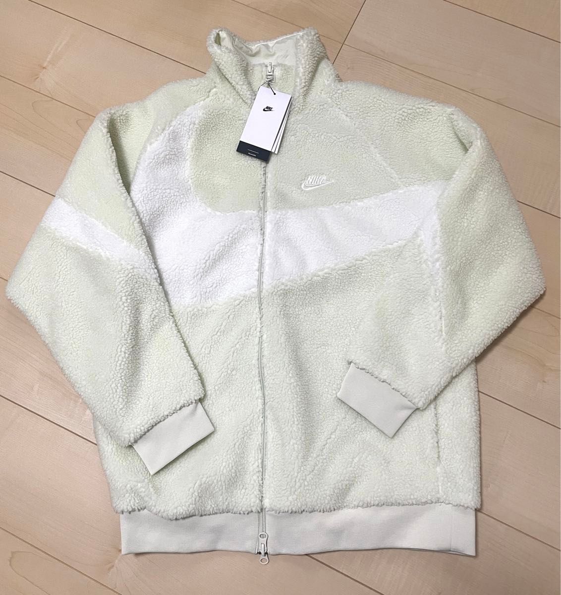 新品】NIKE ボアジャケット ビッグロゴ 白 Lサイズ|Yahoo 新品】NIKE ボアジャケット ビッグロゴ 白 Lサイズ|Yahoo