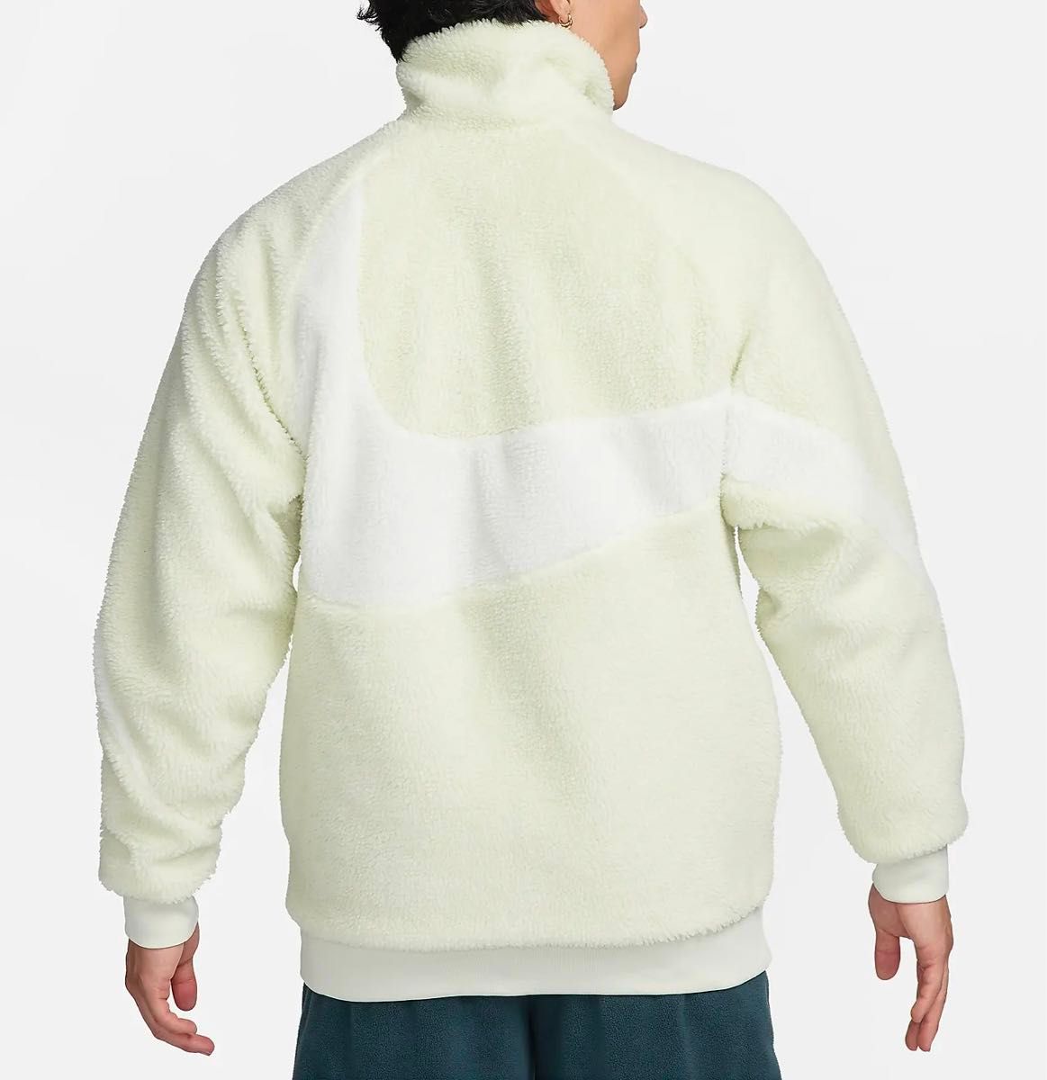 新品】NIKE ボアジャケット ビッグロゴ 白 Lサイズ|Yahoo 新品】NIKE ボアジャケット ビッグロゴ 白 Lサイズ|Yahoo