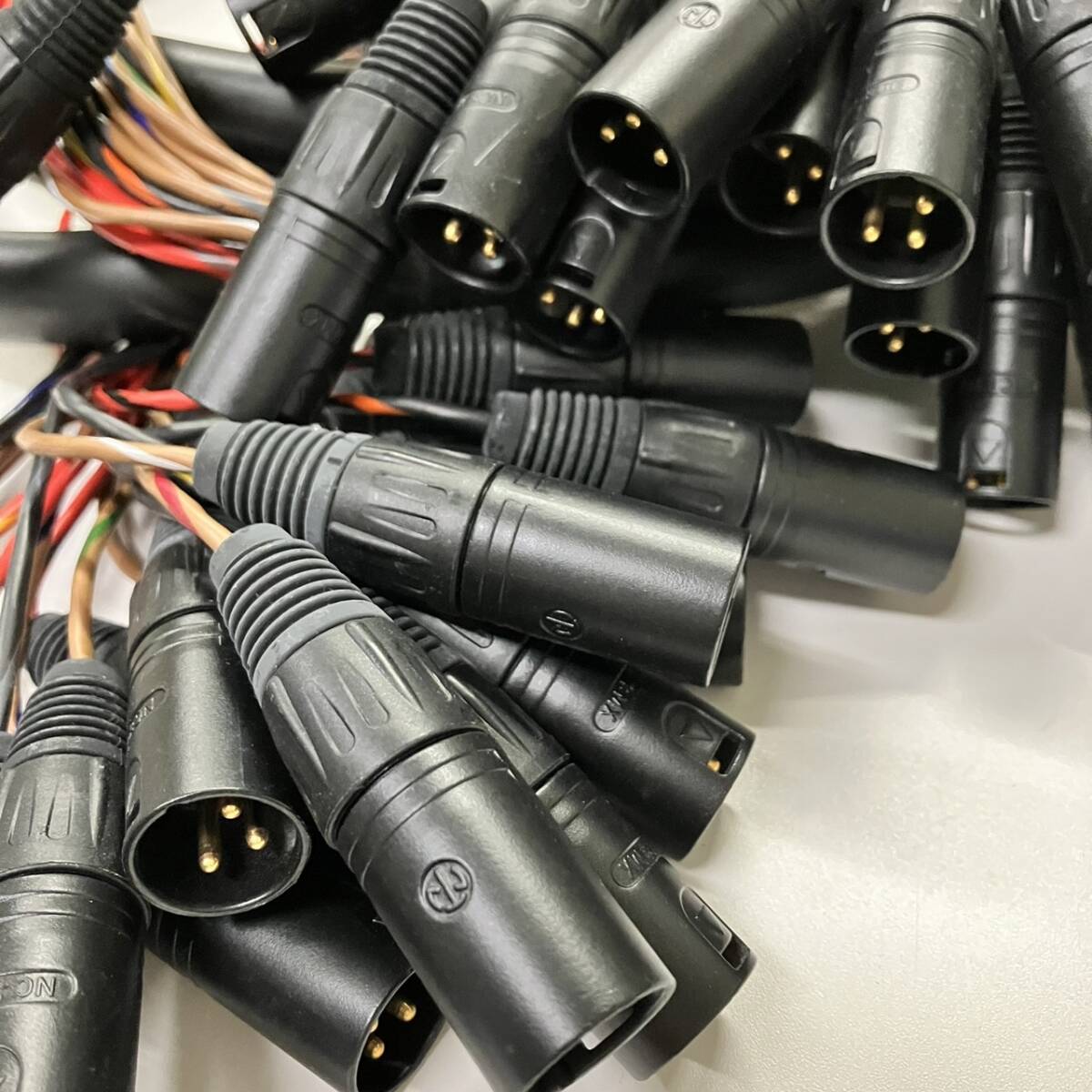 [ Junk ] L ko connector female 90-608 Canon male XLR12 van tam patch record 3m24ch