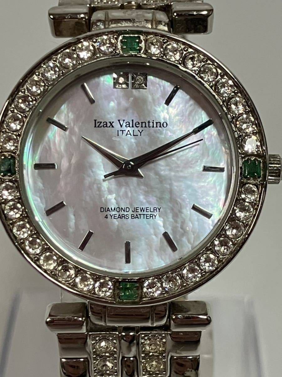 Izax Valentino ITALY アイザック バレンチノ　レディース時計　DIAMOND JEWELRY IVG-9100-3 おまけ　J.HARRISON 付き_画像2