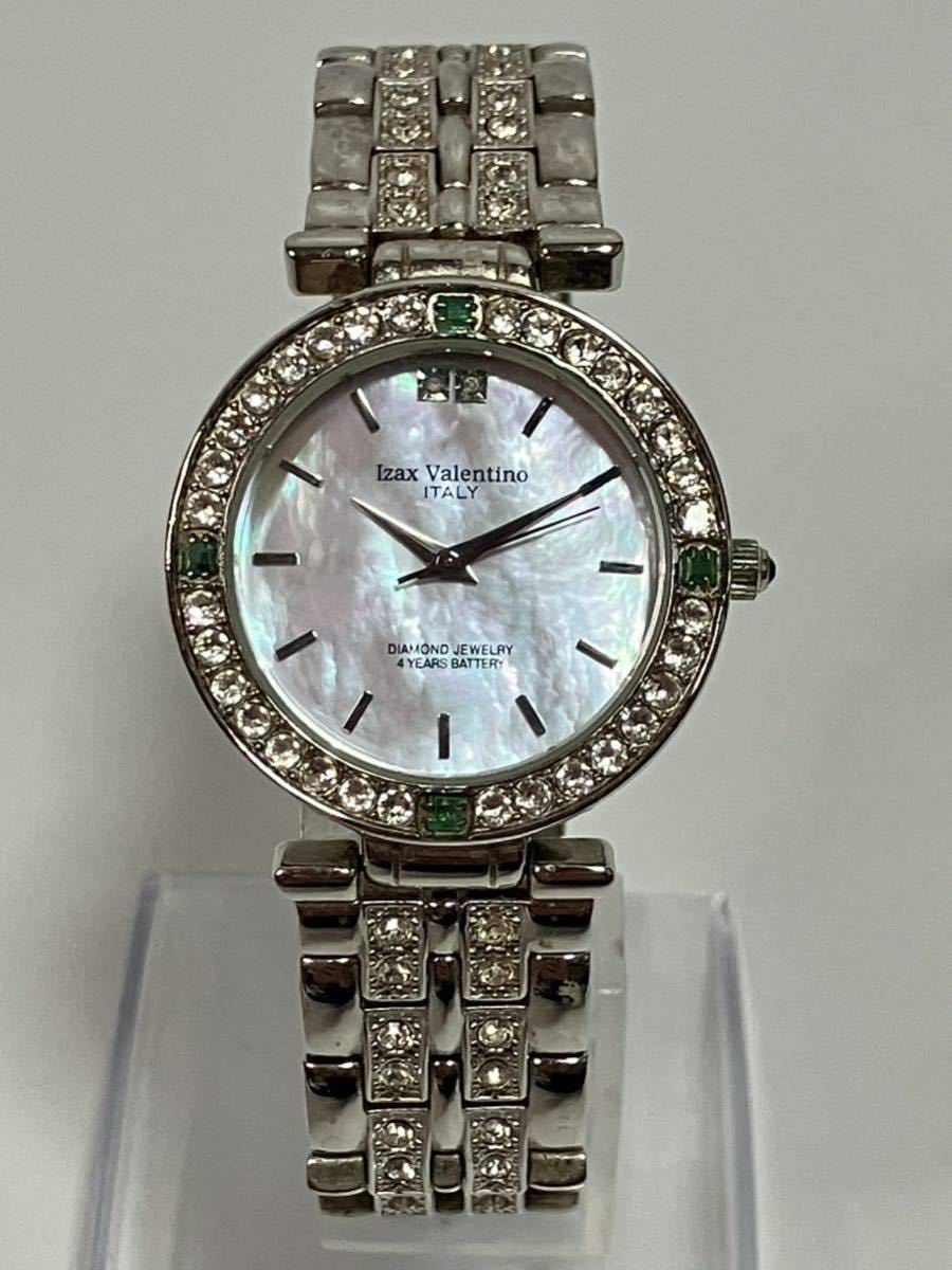 Izax Valentino ITALY アイザック バレンチノ　レディース時計　DIAMOND JEWELRY IVG-9100-3 おまけ　J.HARRISON 付き_画像1