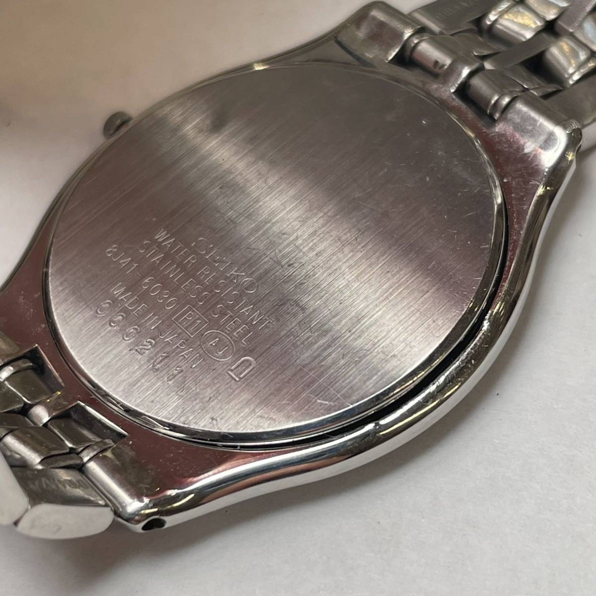 動作確認済み　SEIKO セイコー 腕時計 クォーツ ドルチェ 8j41-6030_画像5