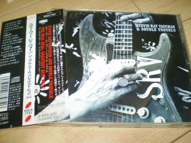 ○国内帯付!Stevie Ray Vaughan and Double trouble /The Real Deal: Greatest Hits 2*ブルーズロックAORメロハーGLAM/SLEAZY/ヘアメタル_画像1