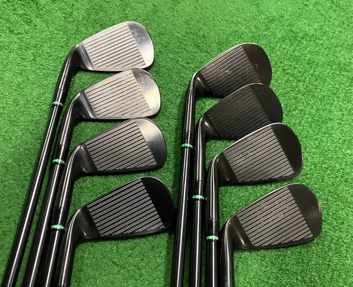 地クラブならではのブラック統一のこだわり BALDO competizione568 T3 #5-PW+CORSA BOUNCE BACK 50+56 Dynamic Gold Black 105 S200 中古_画像4