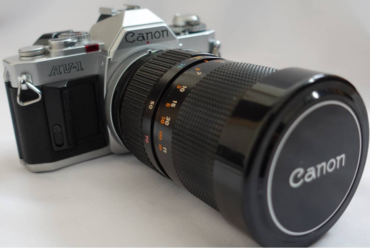 Canon AV-1動作確認済み　本体美品 FD 35-70mm 1:2.8-3.5 S.S.C ○マーク