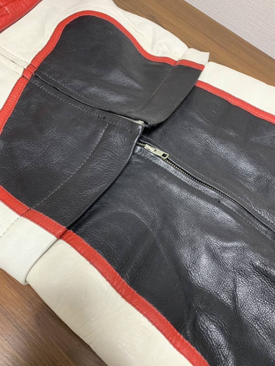  that time thing *[PRO SHOP TAKAI] separate racing suit leather Rider's all-in-one coveralls M original leather specialty shop ta kai 