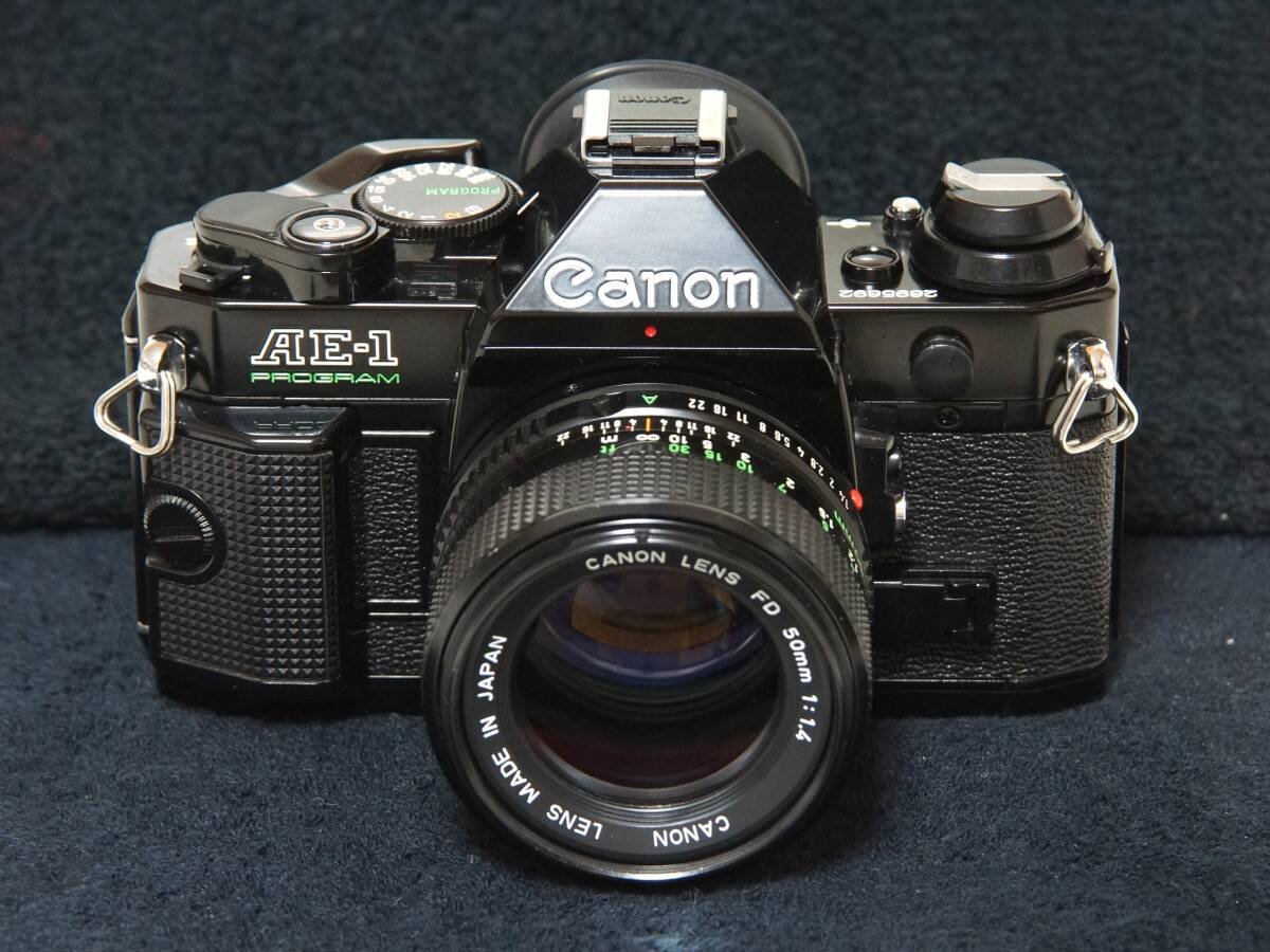 Canon AE-1P NewFD50mmF1.4 標準レンズセット 【Working product ・動作確認済み】