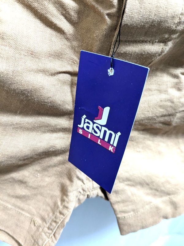 新品 Jasmi Silk ジャスミシルク パンツ 下着 トランクス 絹100％ M サイズ カーキー 002,004_画像3