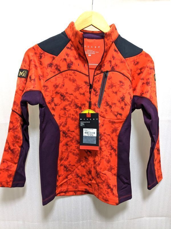 * new goods 15300 jpy * tag attaching MILLET Millet mountain climbing outdoor high King jacket size chest 90cm spicy orange 006