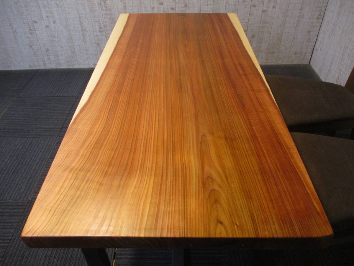 ■1126【完全仕上げ】 杉 一枚板 ダイニング 座卓 ローテーブル テーブル 一枚板テーブルの画像6