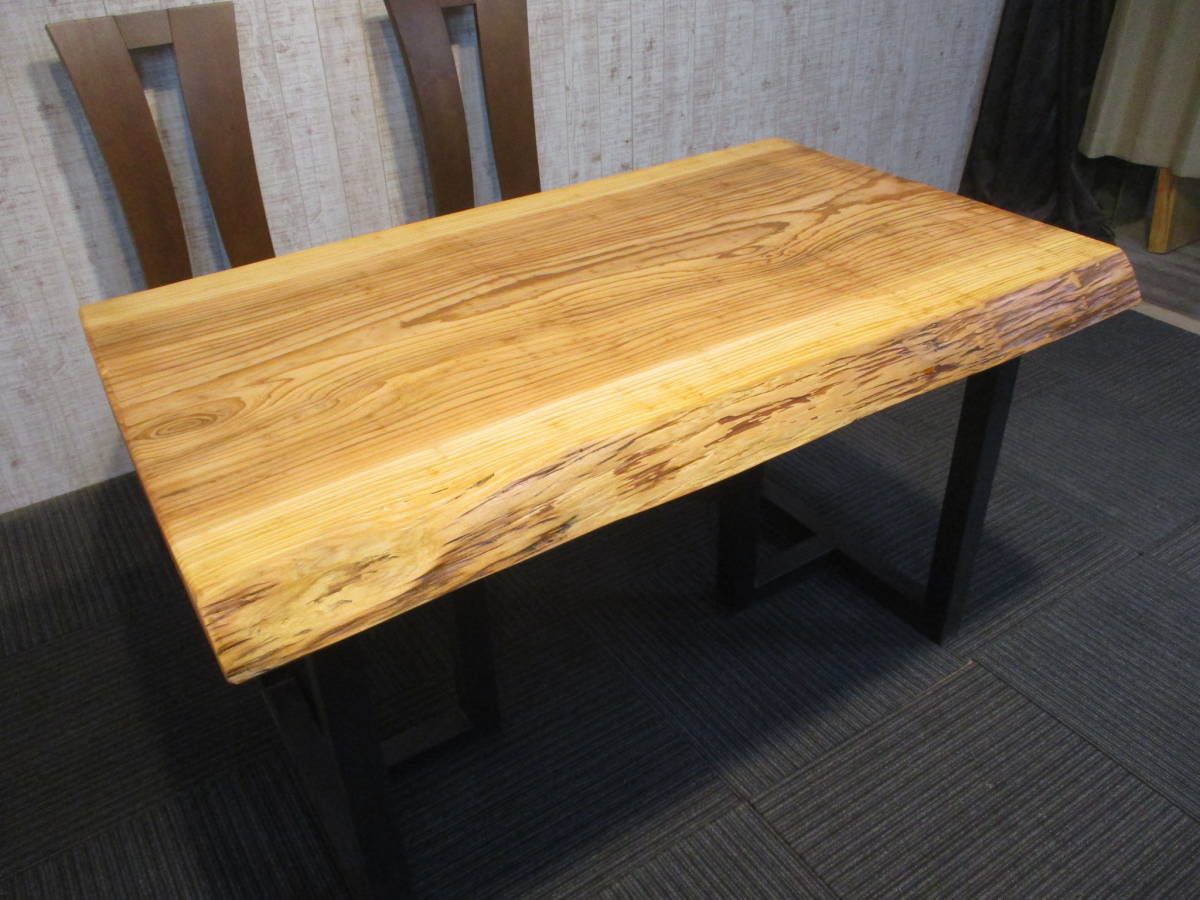 魅力の #1105 杉 ダイニング 座卓 ローテーブル 一枚板 テーブル 一枚