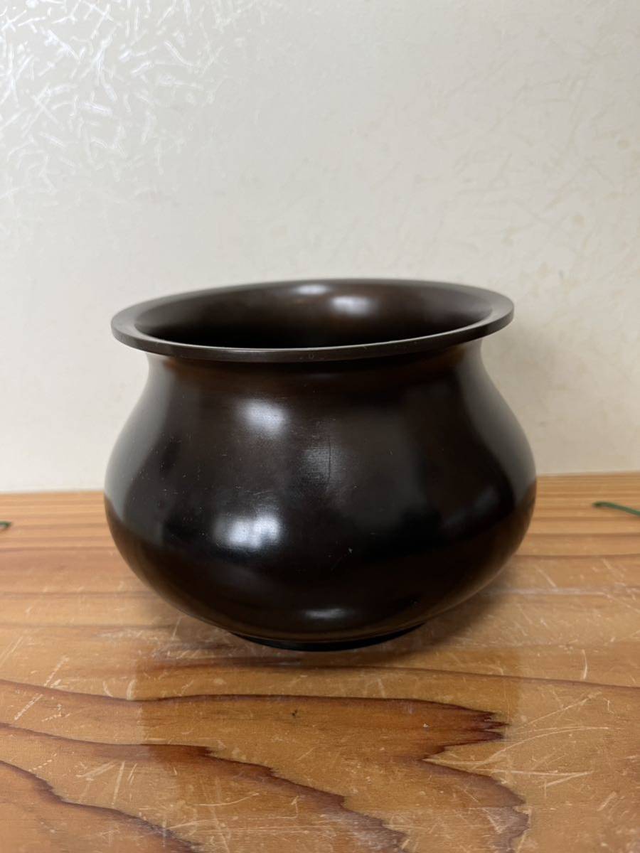 銅製 建水 煎茶道具 0.5kg_画像1