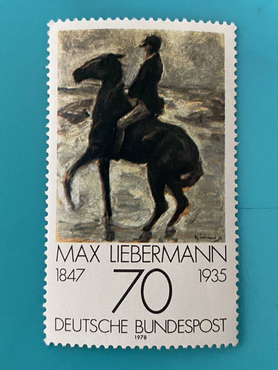  Germany stamp * [ left . turns coastal area. . hand ] Max * Lee bar man. Germany impression .. picture 1978 year a3