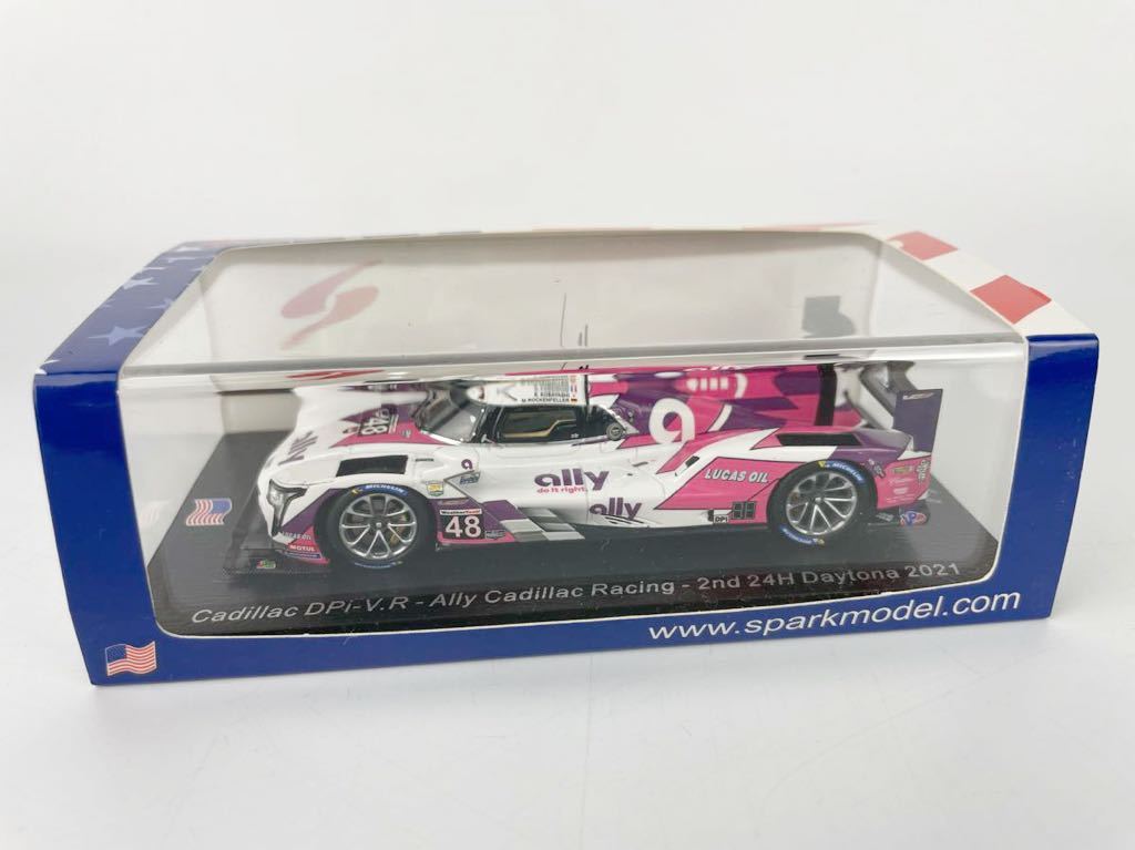 spark 1/43 US278 Cakillac DPi-V.R-Ally Cadillac Racing-2nd 24H Daytona 2021 ミニカー_画像1