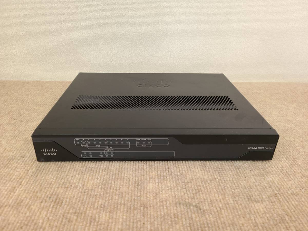 Cisco C891F C891FJ-K9 Integrated Services ルーター 初期化済み 本体のみ_画像2