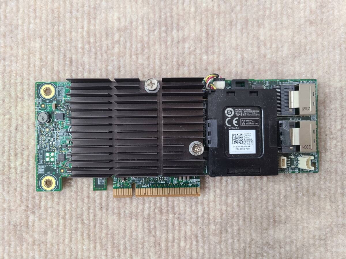 【ジャンク品】Dell NHD8V 512MB 6Gbps PCI-Express RAID Controller Card w/ Battery_画像1