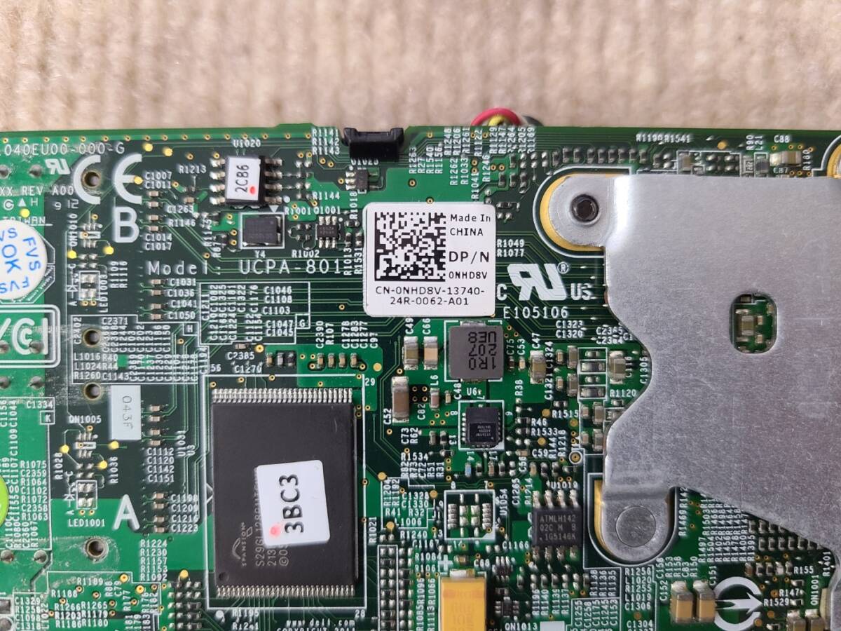 【ジャンク品】Dell NHD8V 512MB 6Gbps PCI-Express RAID Controller Card w/ Battery_画像4