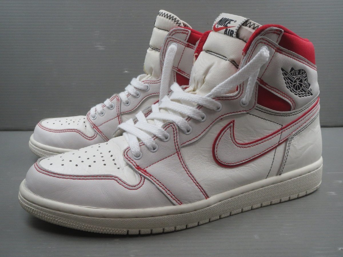 ♪AIR JORDAN 1 RETRO HIGH OG ナイキ エアジョーダン ワン レトロ オージー 555088-160 28cm♪中古良品_画像5