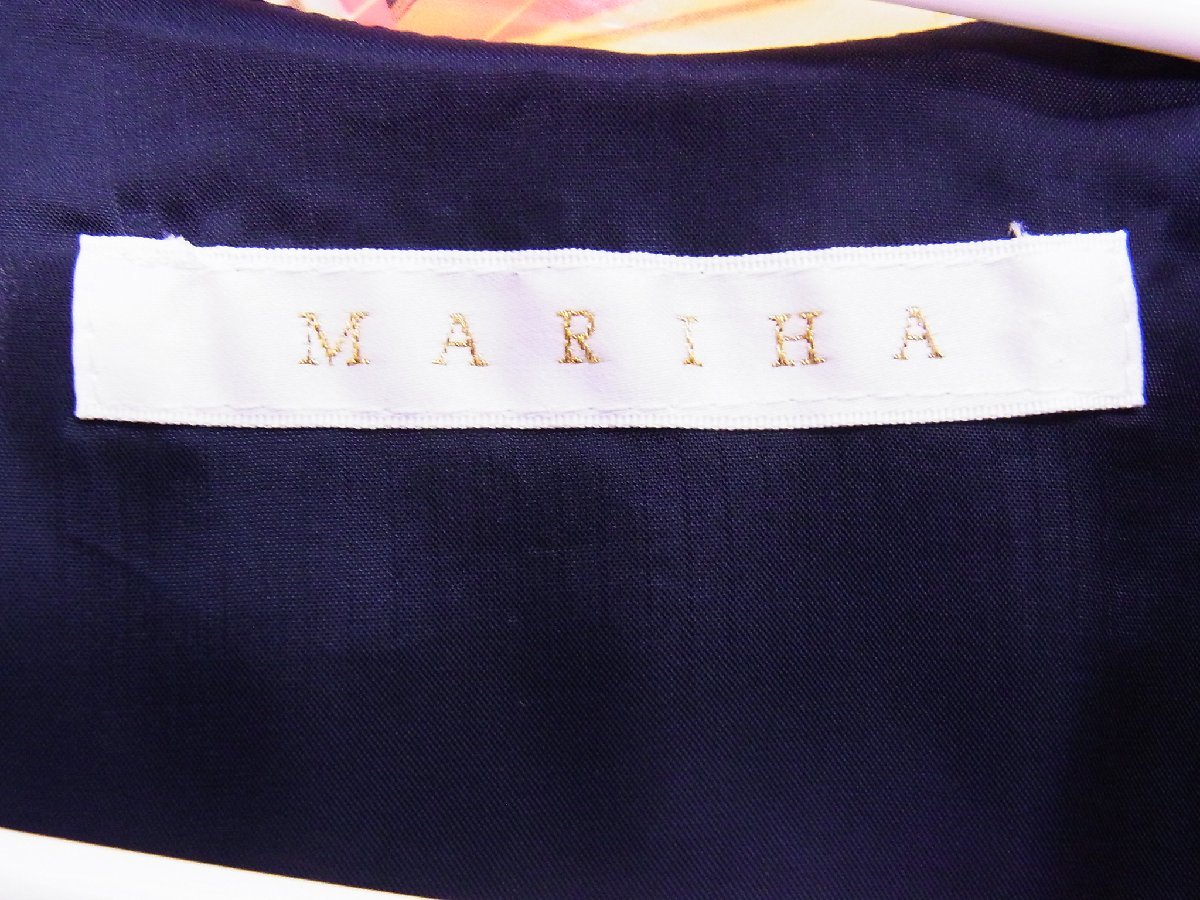 ★ MARIHA ★ ドレス ワンピース カラー ブルー ★ USED_画像8