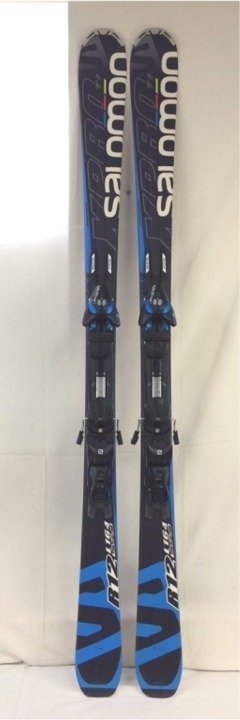 ☆☆SALOMON サロモン　X-pro TI R12　164cm　スキー板　ブラック×ブルー系☆USED品