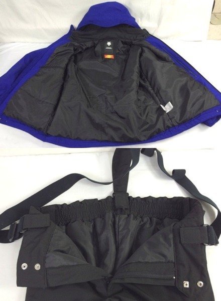 ☆☆DESCENTE デサント　スキーウェア　上下セット　サイズL　ブルー×ブラック系　身長172～178㎝☆USED品_画像5