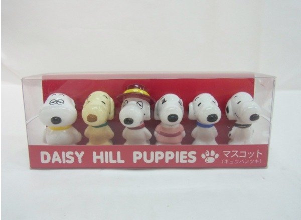 ★ DAISY HILL PUPPIES スヌーピー6兄弟 吸盤付き マスコット ★ 経年品の画像1